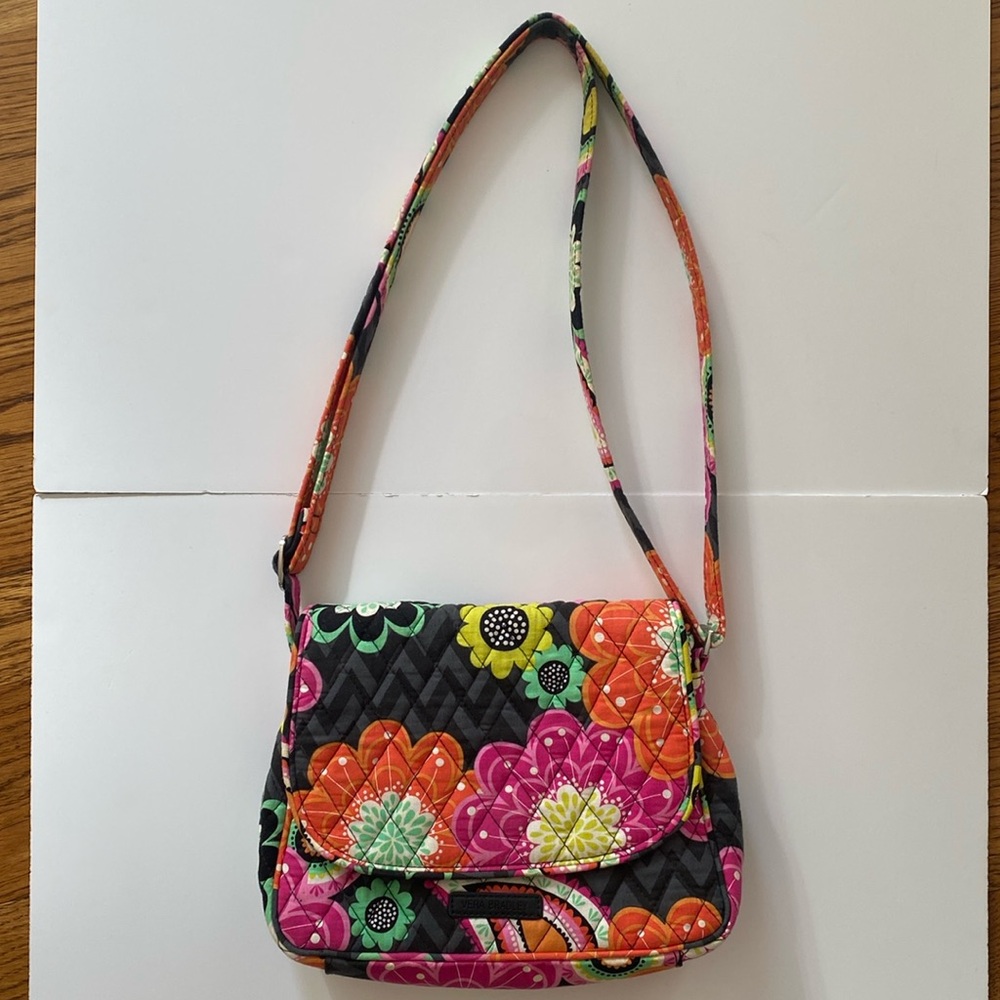 Vera Bradley Adjustable Strap Purse Floral Design